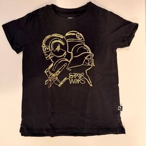 Rags Star Wars Black and Gold Kids T-Shirt